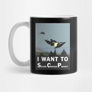 I Want to Secure Contain Protect Mug